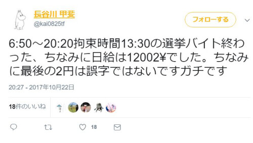日給は12,002円。